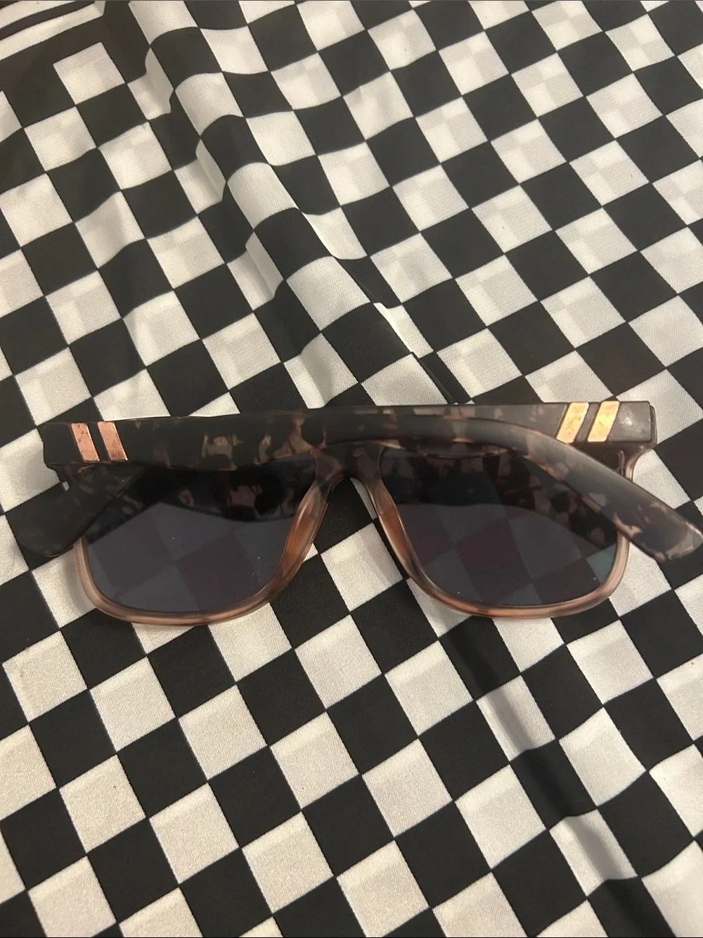 Women’s pink Mirrored Sunglasses - Rose Gold Lens polarized